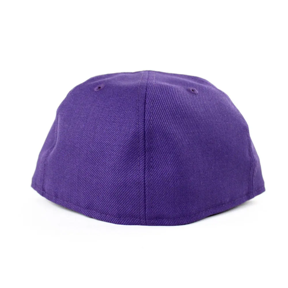 HalfTime Peddlers New Era 59Fifty Fitted Hat (Purple Red Gray Under Brim)