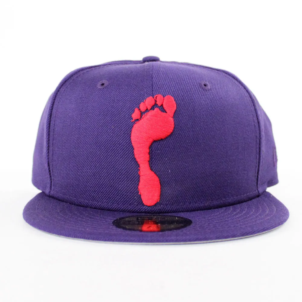 HalfTime Peddlers New Era 59Fifty Fitted Hat (Purple Red Gray Under Brim)