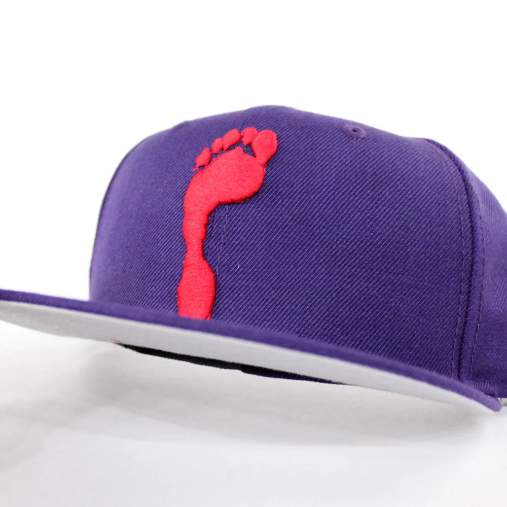 HalfTime Peddlers New Era 59Fifty Fitted Hat (Purple Red Gray Under Brim)
