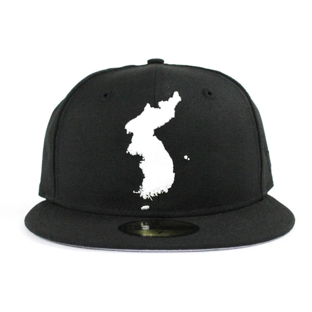 HANBANDO New Era 59Fifty Fitted Hat (Black Gray Under Brim)