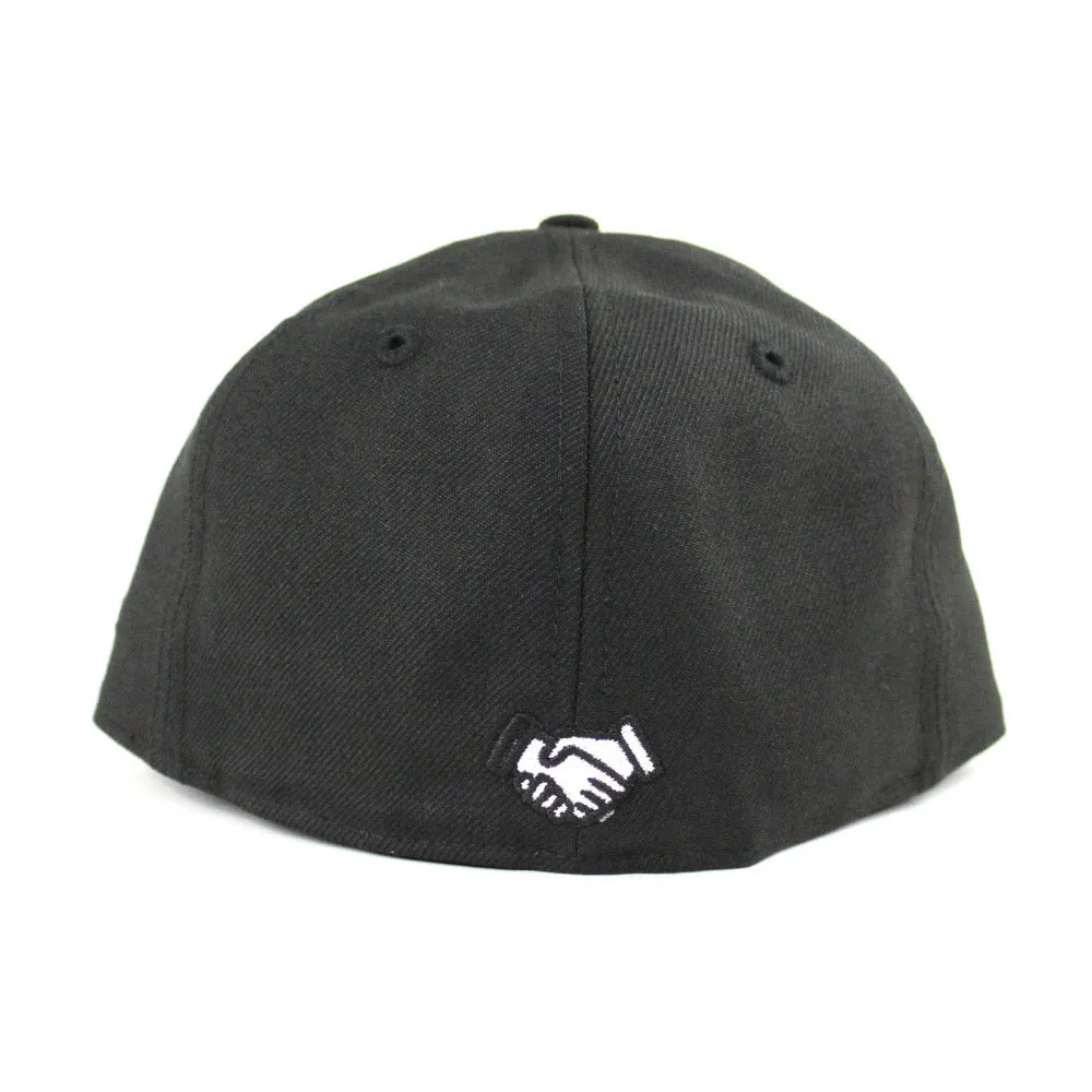 HANBANDO New Era 59Fifty Fitted Hat (Black Gray Under Brim)
