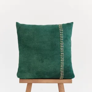 Hand-Dyed Wool Embroidered Pillow Cover - Sofia Collection