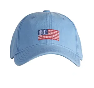 Harding Lane Light Blue American Flag Hat