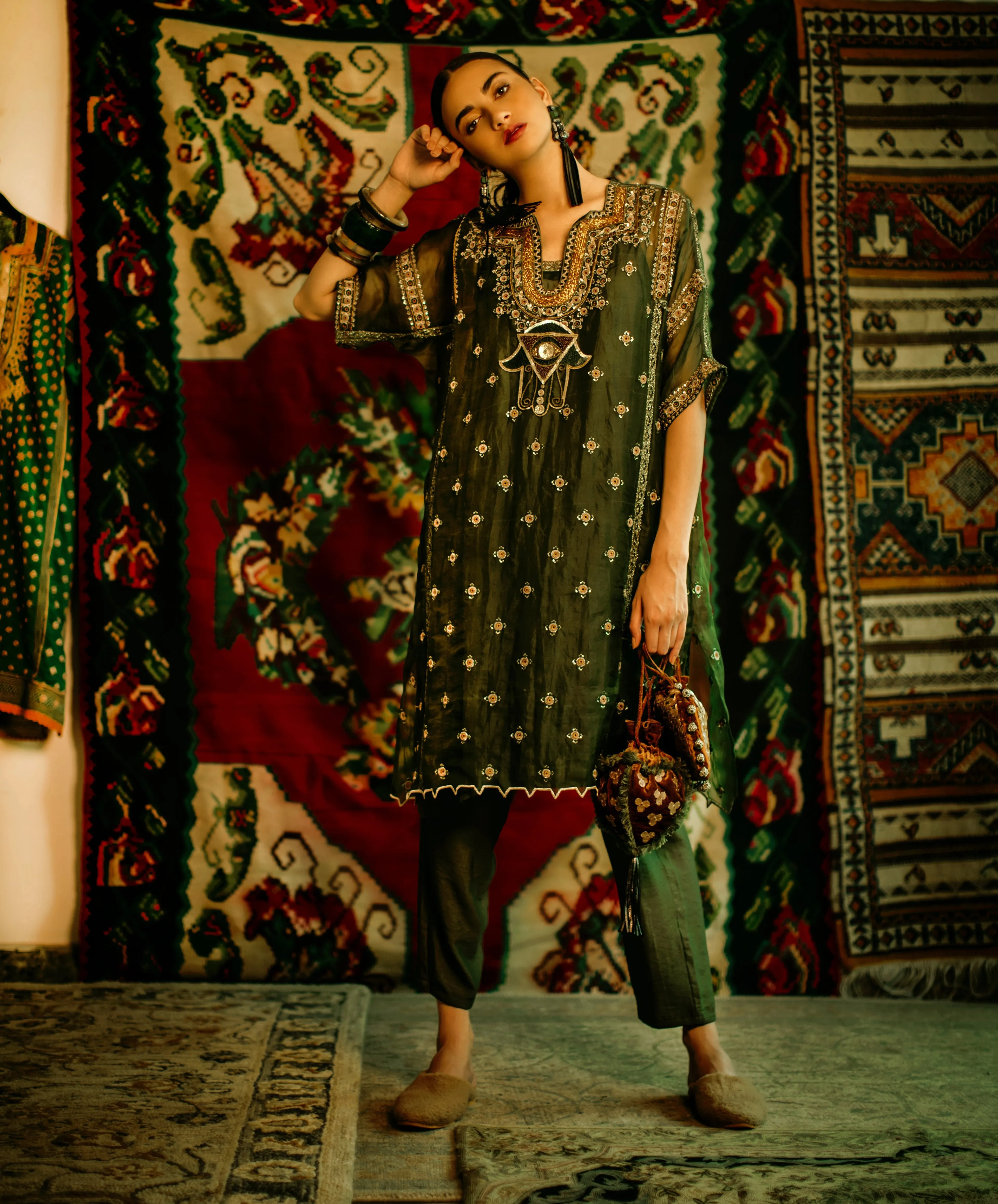 Heirloom  -   the-light-gold-banjara-dress
