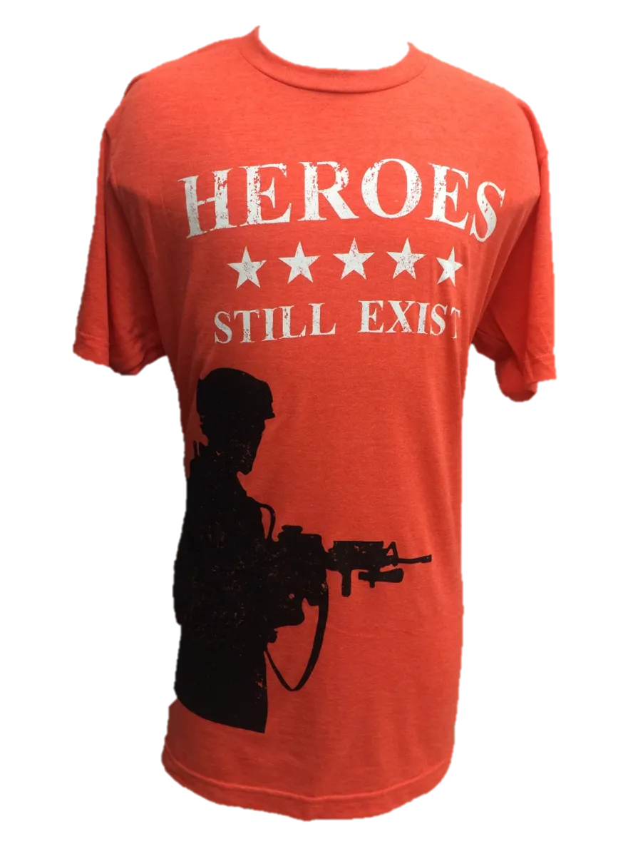 HEROES STILL EXIST Orange and Black