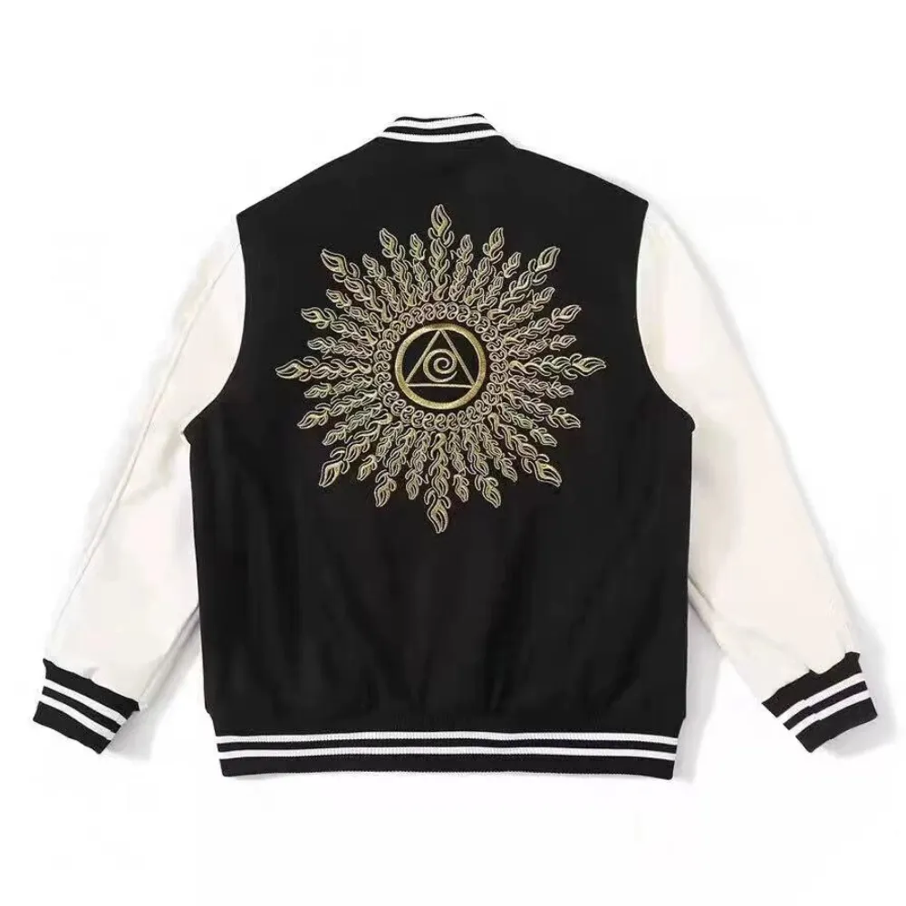 High Street God's Eye Badge Embroidered Jacket