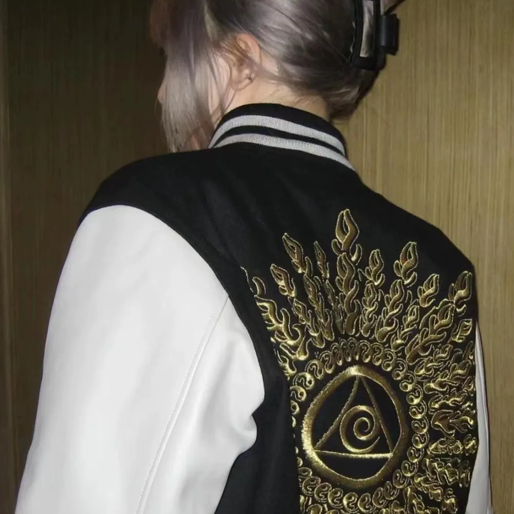 High Street God's Eye Badge Embroidered Jacket