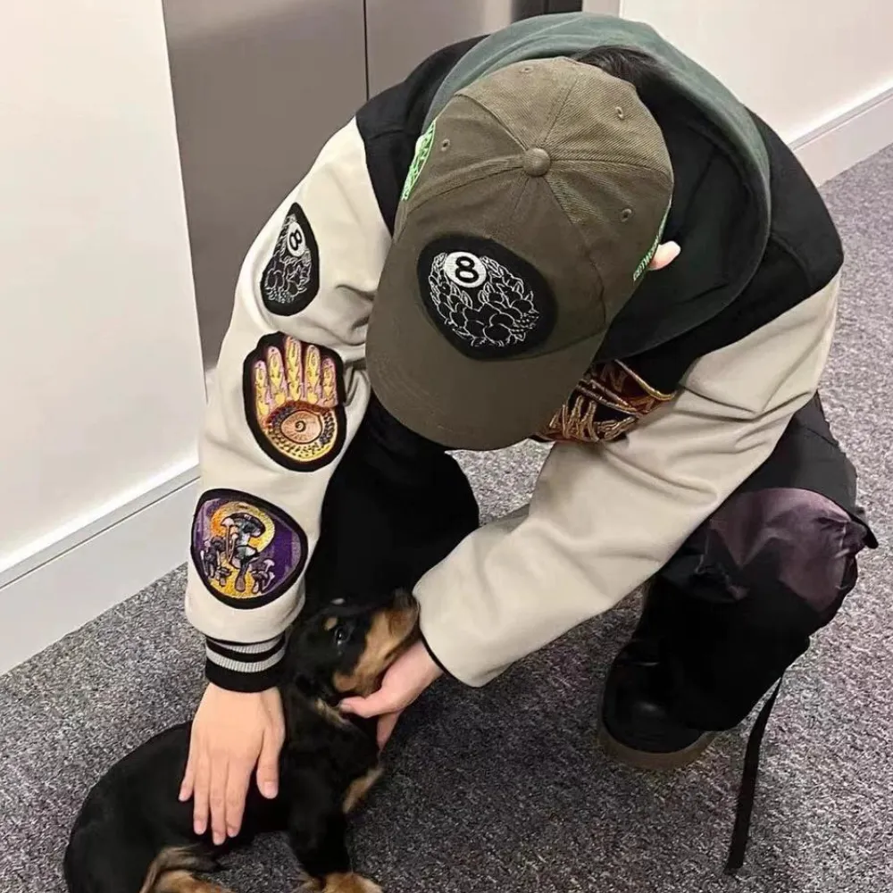 High Street God's Eye Badge Embroidered Jacket