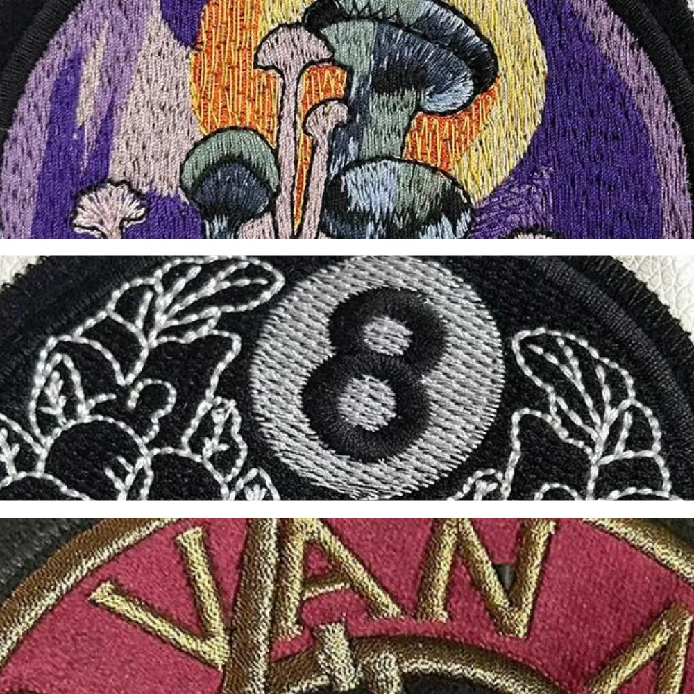 High Street God's Eye Badge Embroidered Jacket
