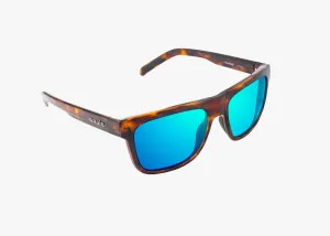 Hopedale Brown Tortise/ Blue Mirror Poly