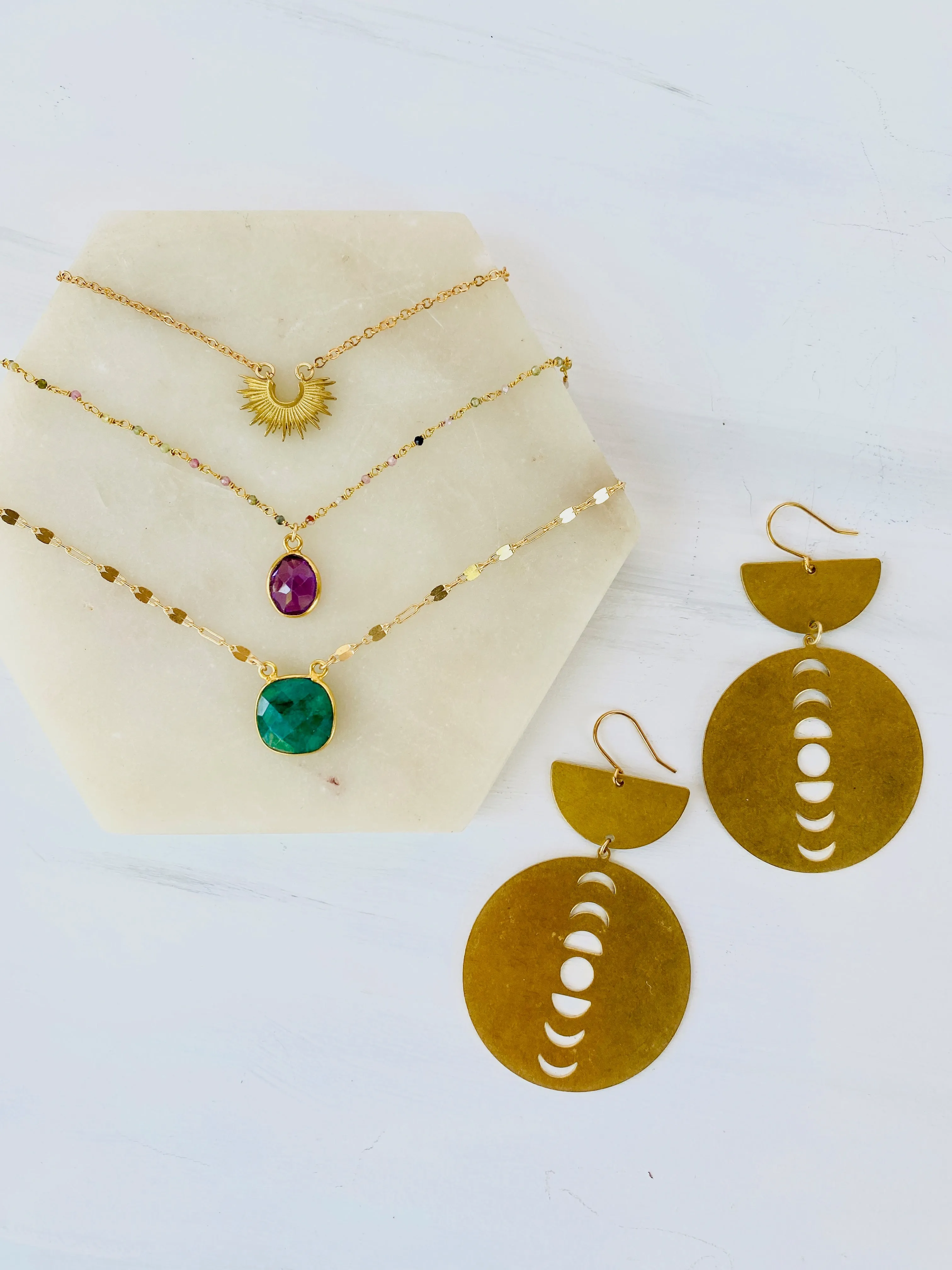Horizon Sun Necklace