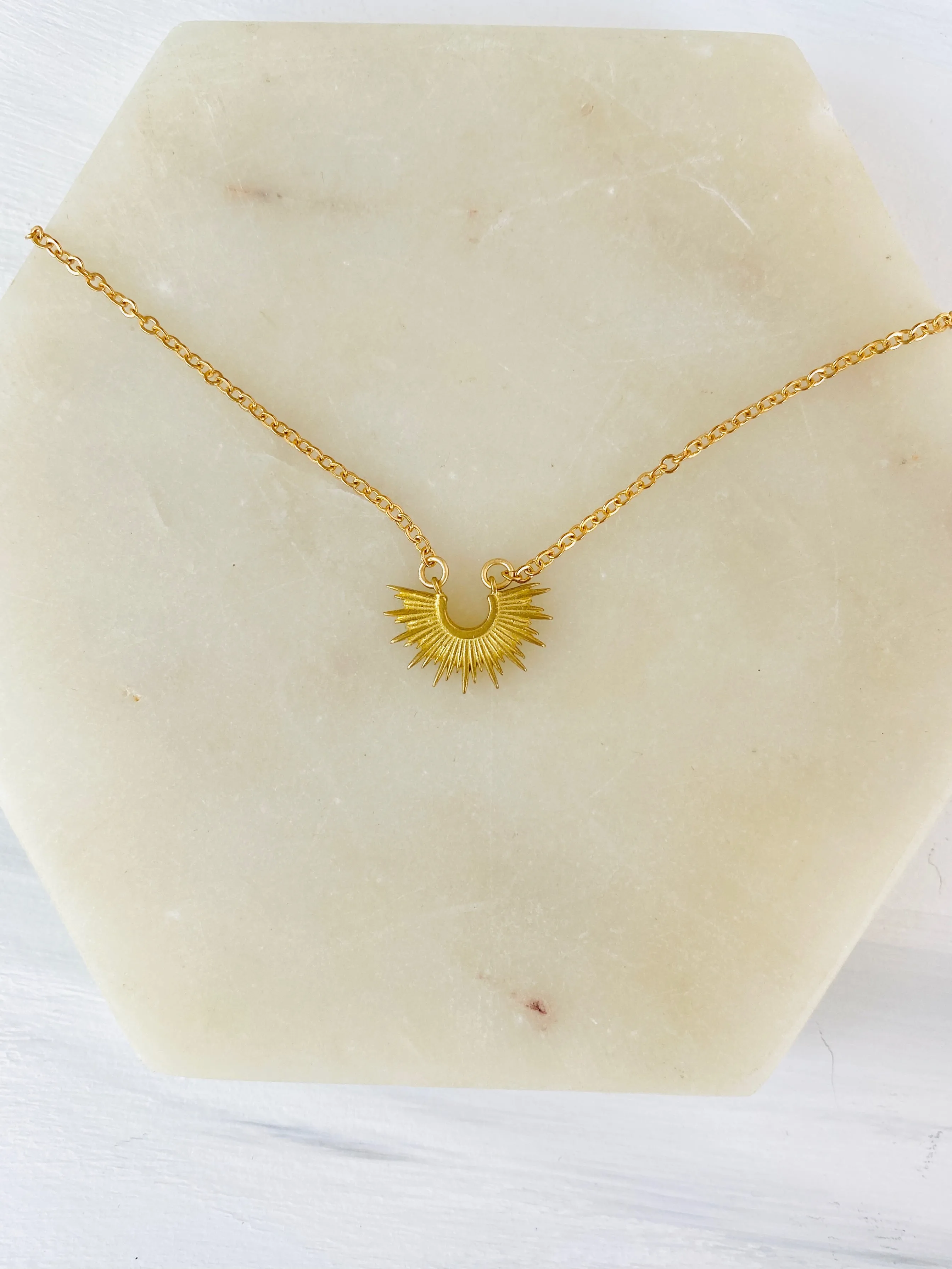 Horizon Sun Necklace