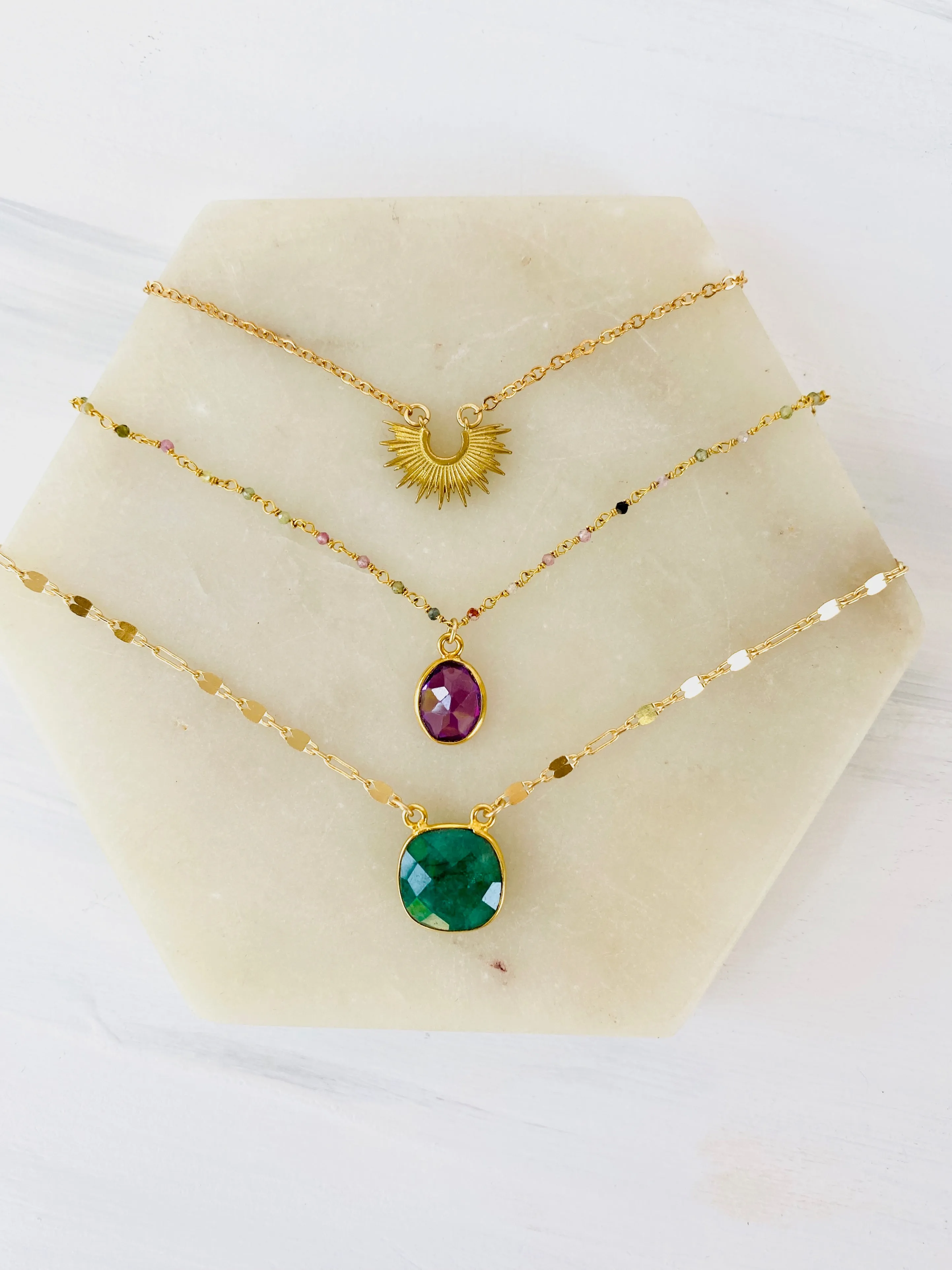 Horizon Sun Necklace