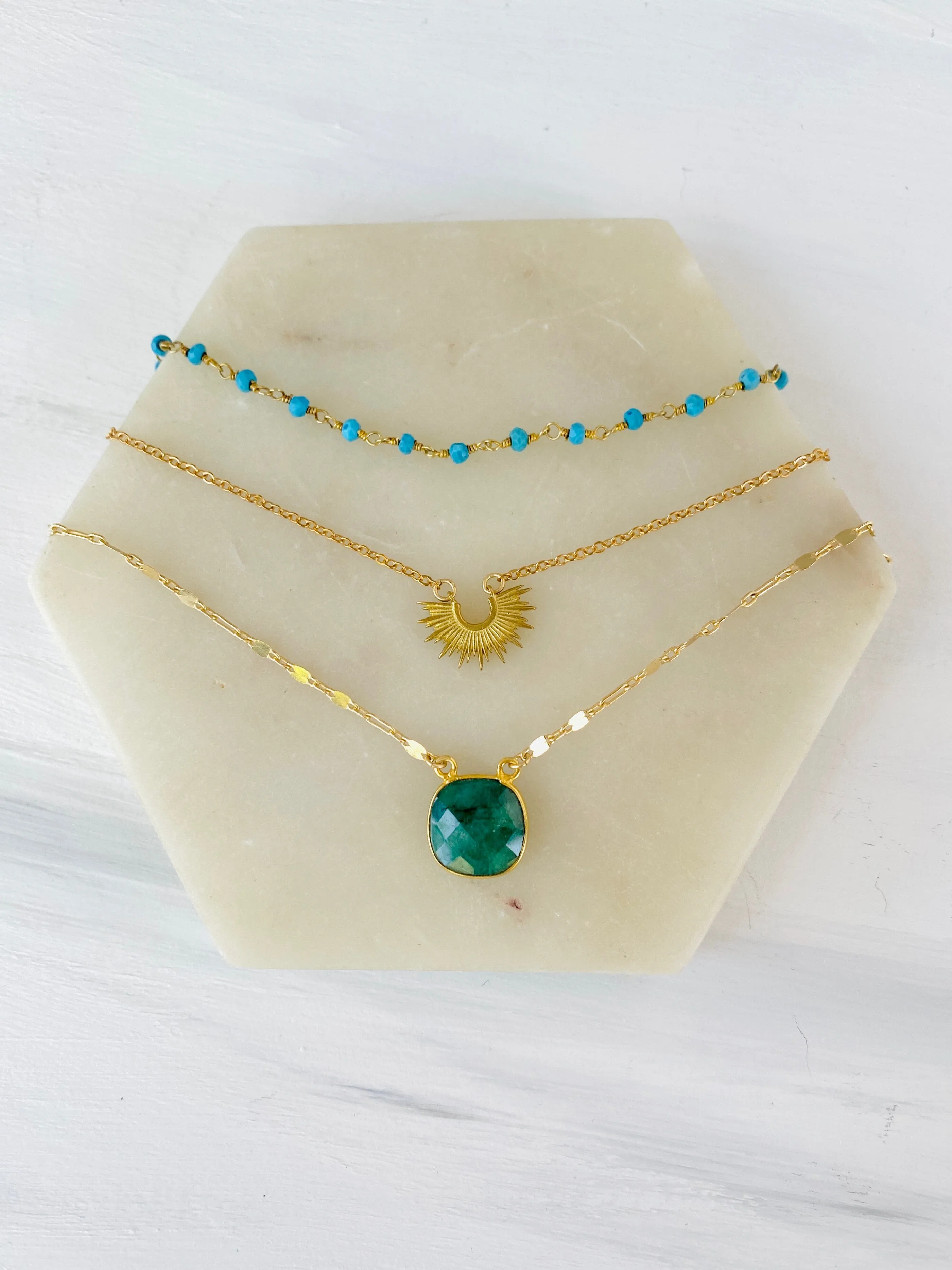 Horizon Sun Necklace