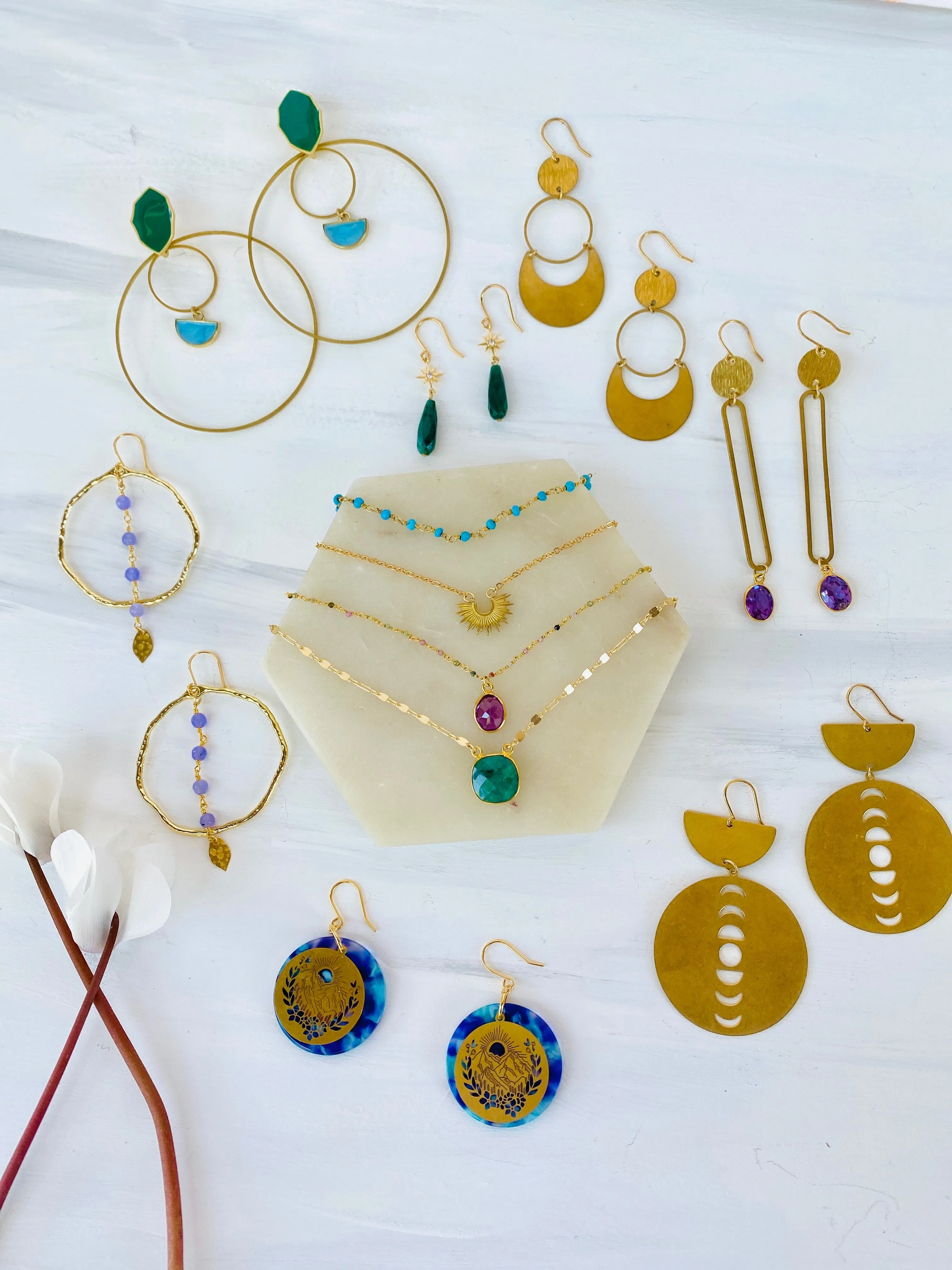 Horizon Sun Necklace