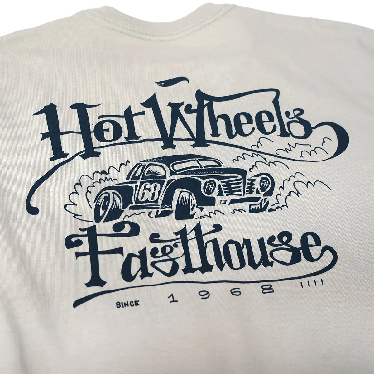 Hot Wheels Getaway Midweight Tee - Light Gray