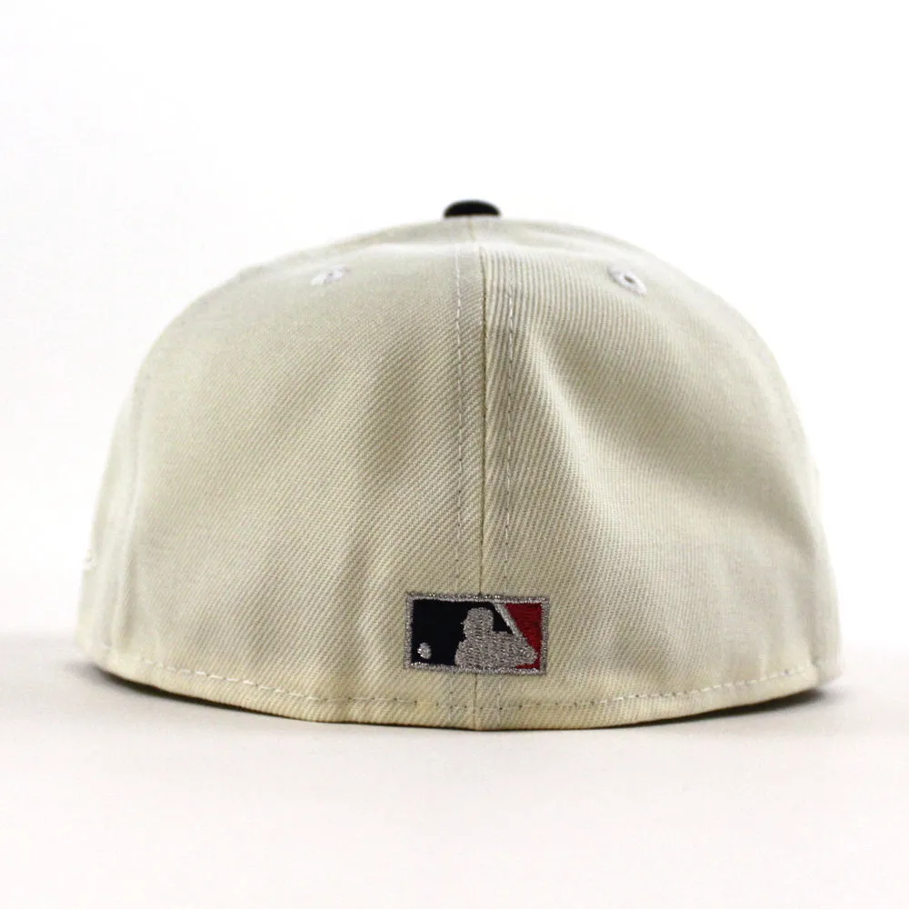 Houston Astros 35 Years New Era 59Fifty Fitted Hat (Chrome White Navy Green Under Brim)