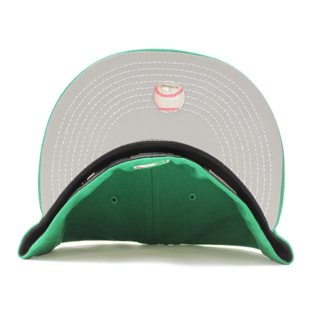 Houston Astros 50th Anniversary New Era 59Fifty Fitted Hat (Halftime Cheer Pack Glow in the Dark Logo Kelly Gray 3M Under Brim)