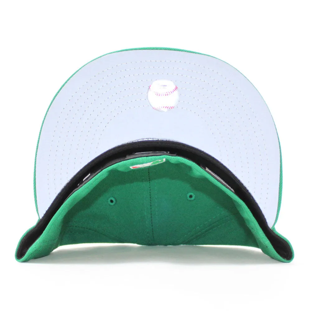 Houston Astros 50th Anniversary New Era 59Fifty Fitted Hat (Halftime Cheer Pack Glow in the Dark Logo Kelly Gray 3M Under Brim)