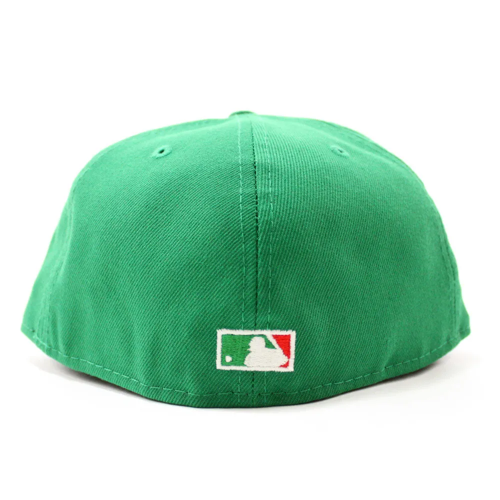 Houston Astros 50th Anniversary New Era 59Fifty Fitted Hat (Halftime Cheer Pack Glow in the Dark Logo Kelly Gray 3M Under Brim)