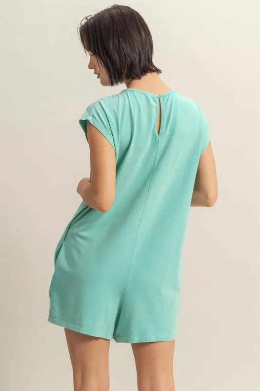 HYFVE Round Neck Cap Sleeve Relaxed Fit Breezy Romper