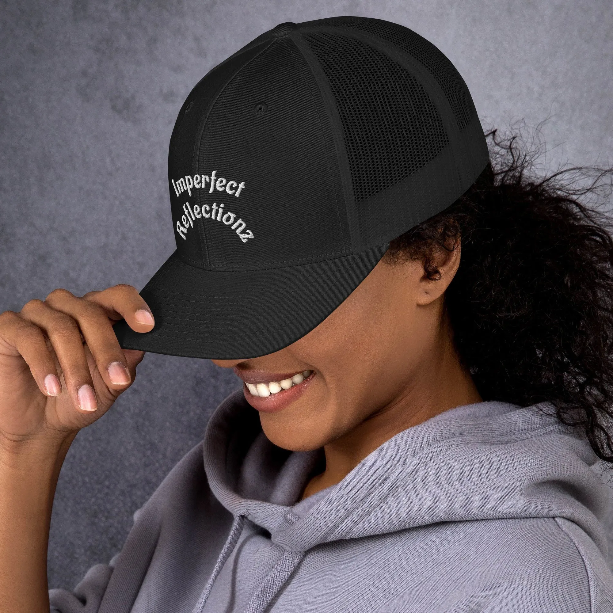Imperfect Reflectionz Retro Trucker Cap