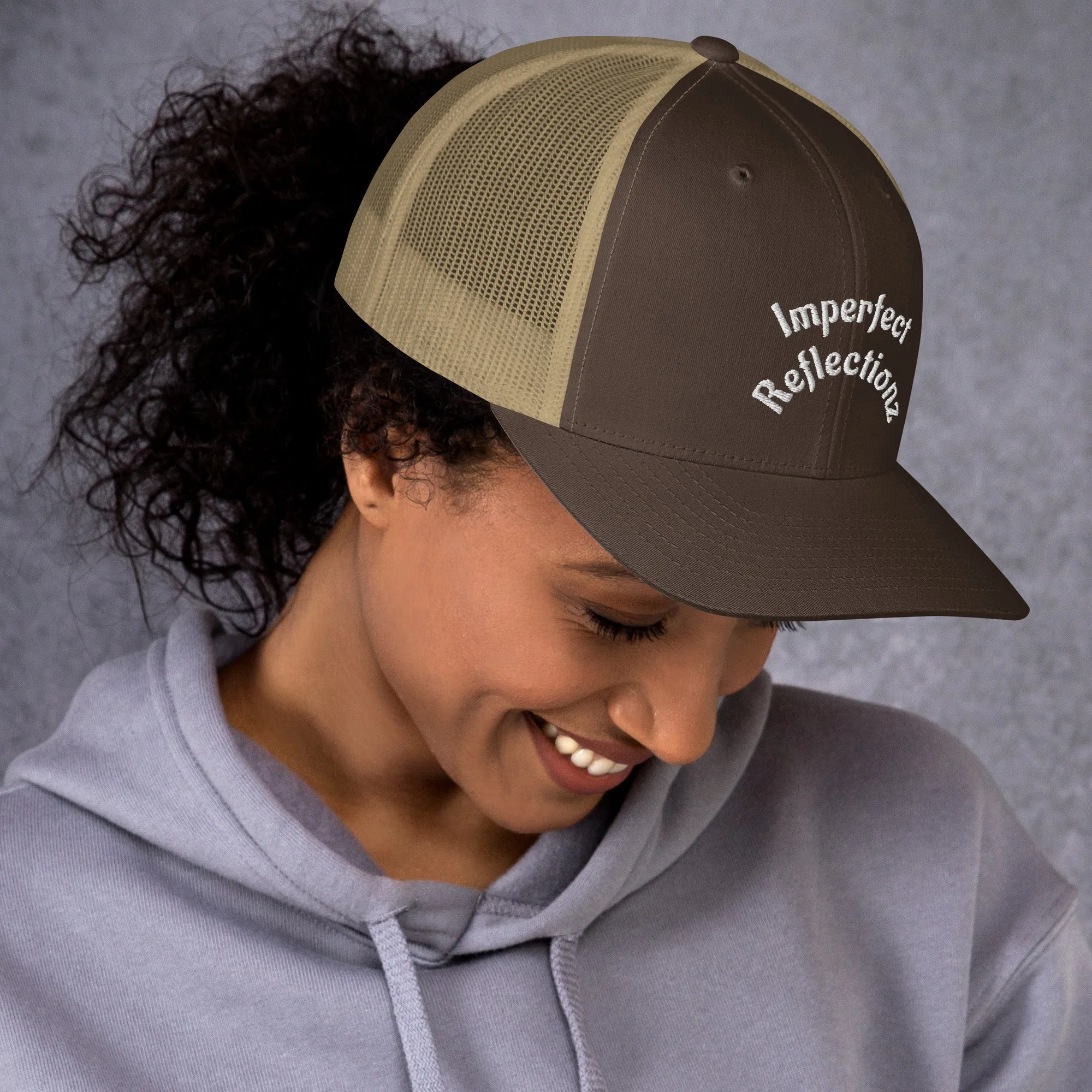 Imperfect Reflectionz Retro Trucker Cap