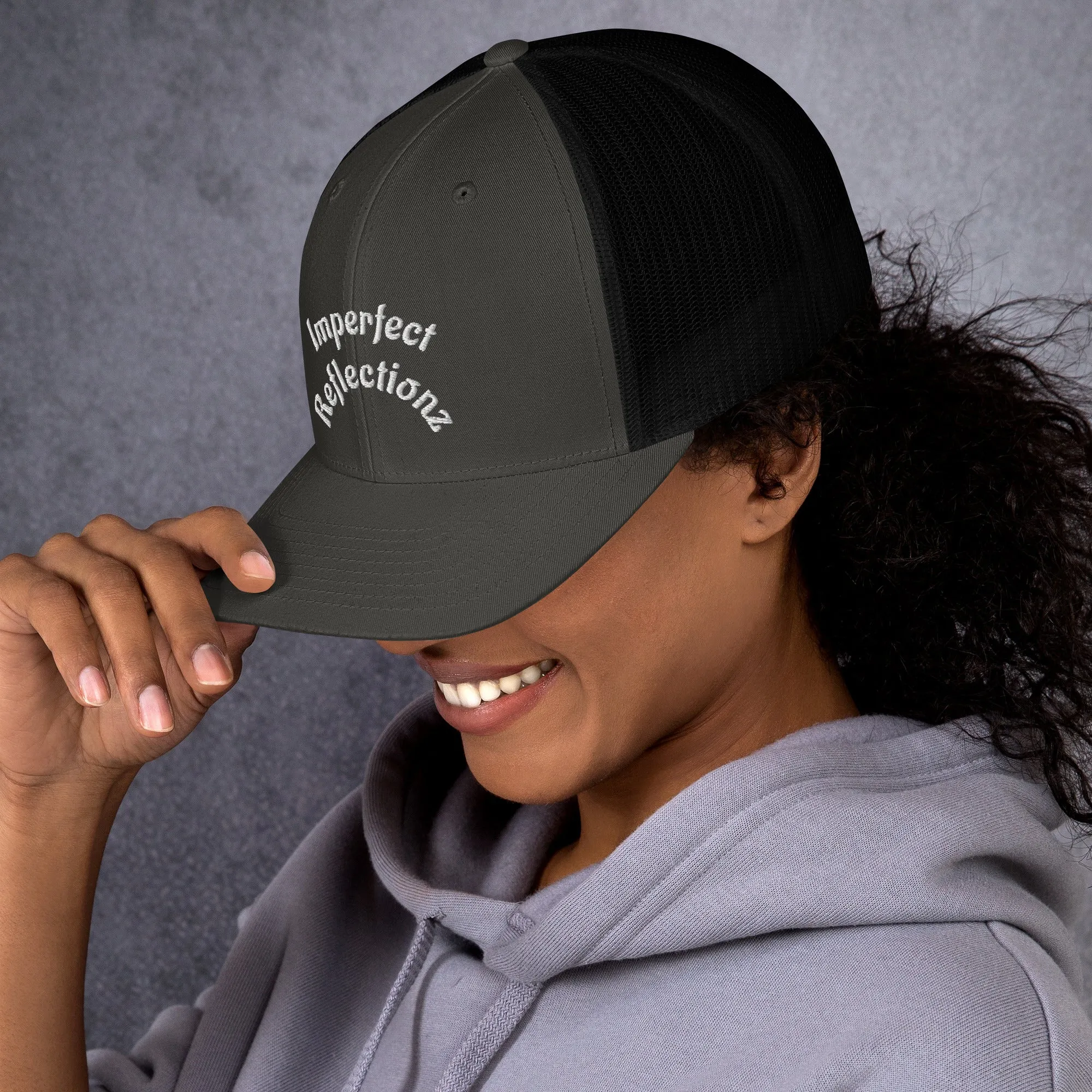 Imperfect Reflectionz Retro Trucker Cap