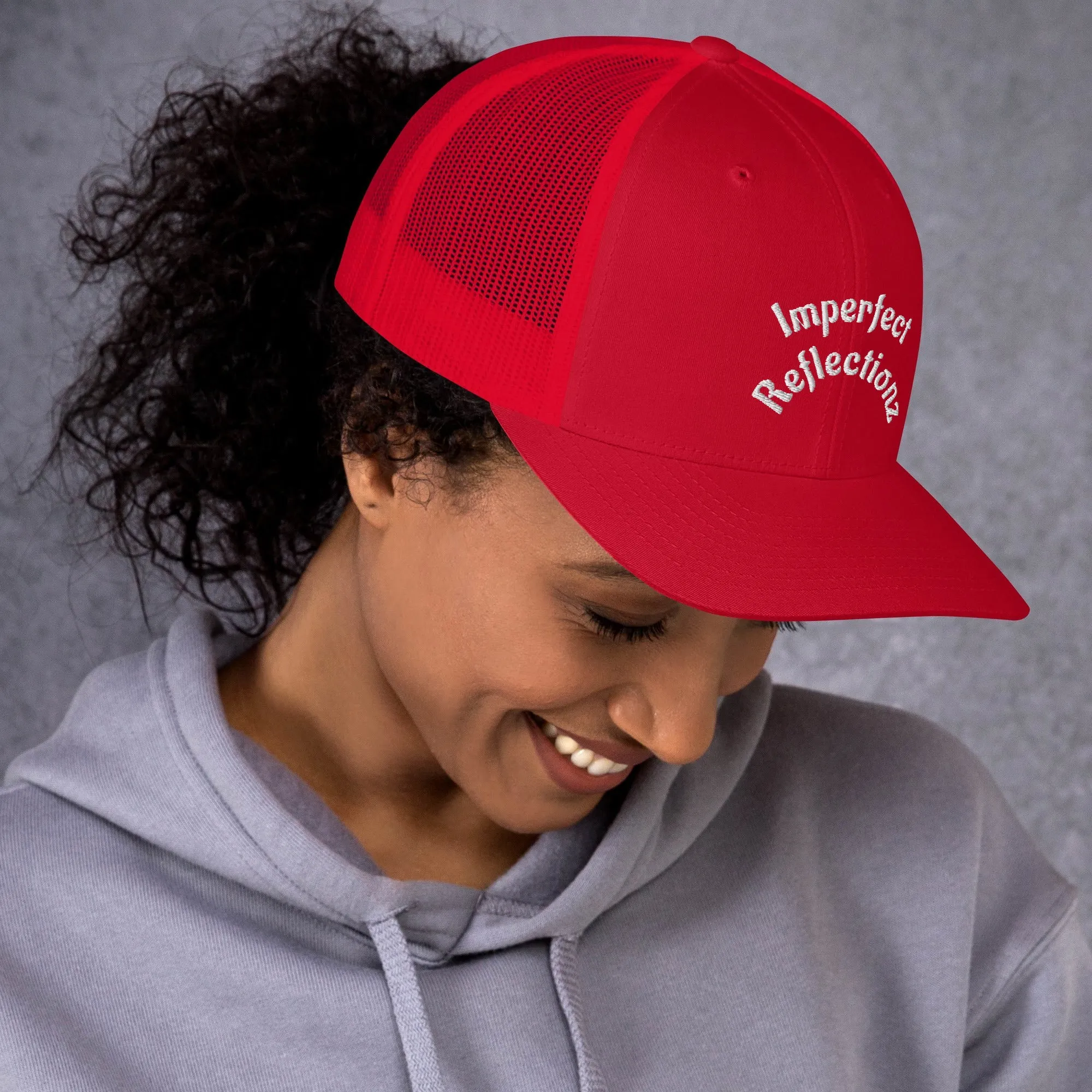 Imperfect Reflectionz Retro Trucker Cap