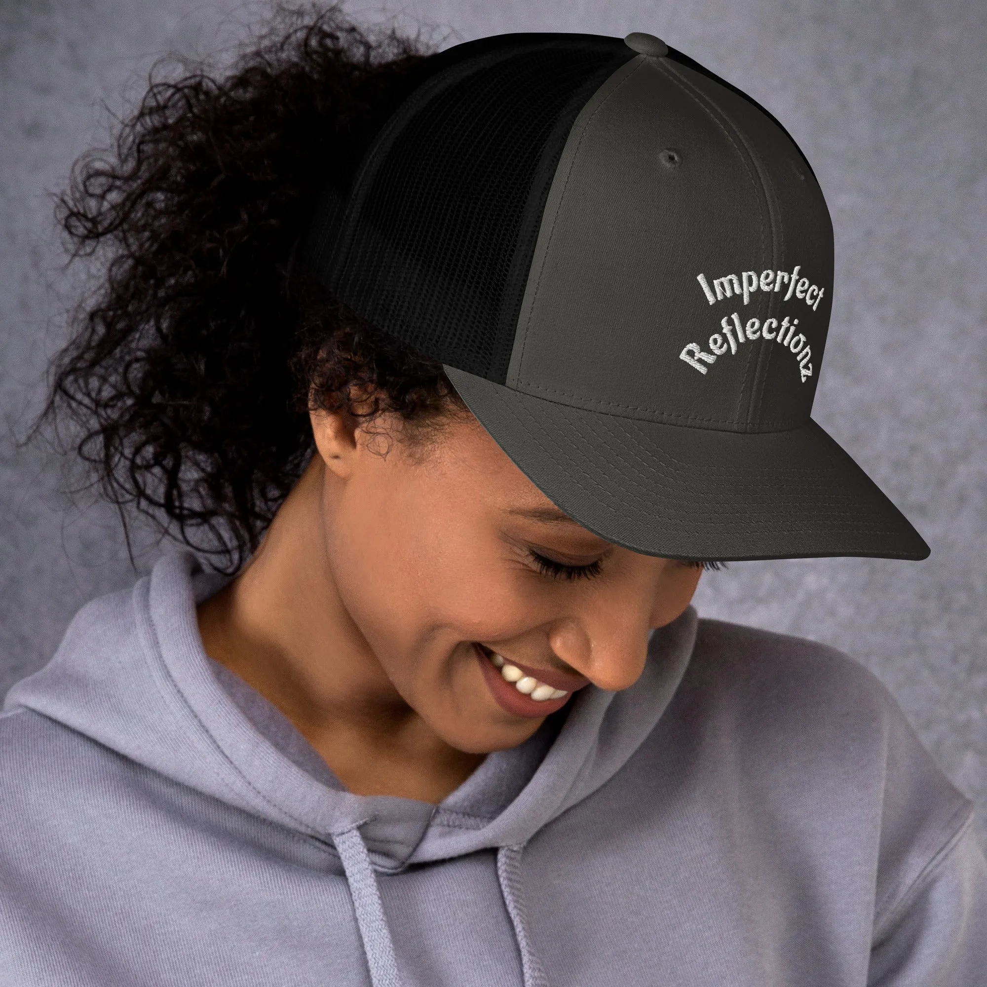 Imperfect Reflectionz Retro Trucker Cap