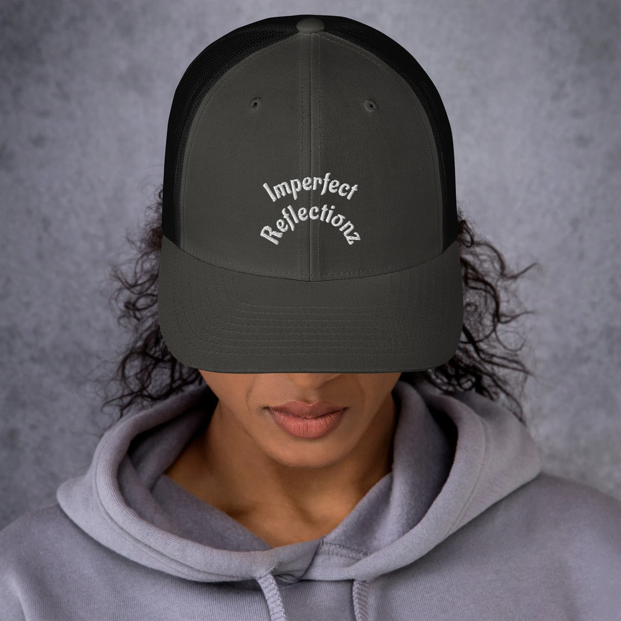 Imperfect Reflectionz Retro Trucker Cap