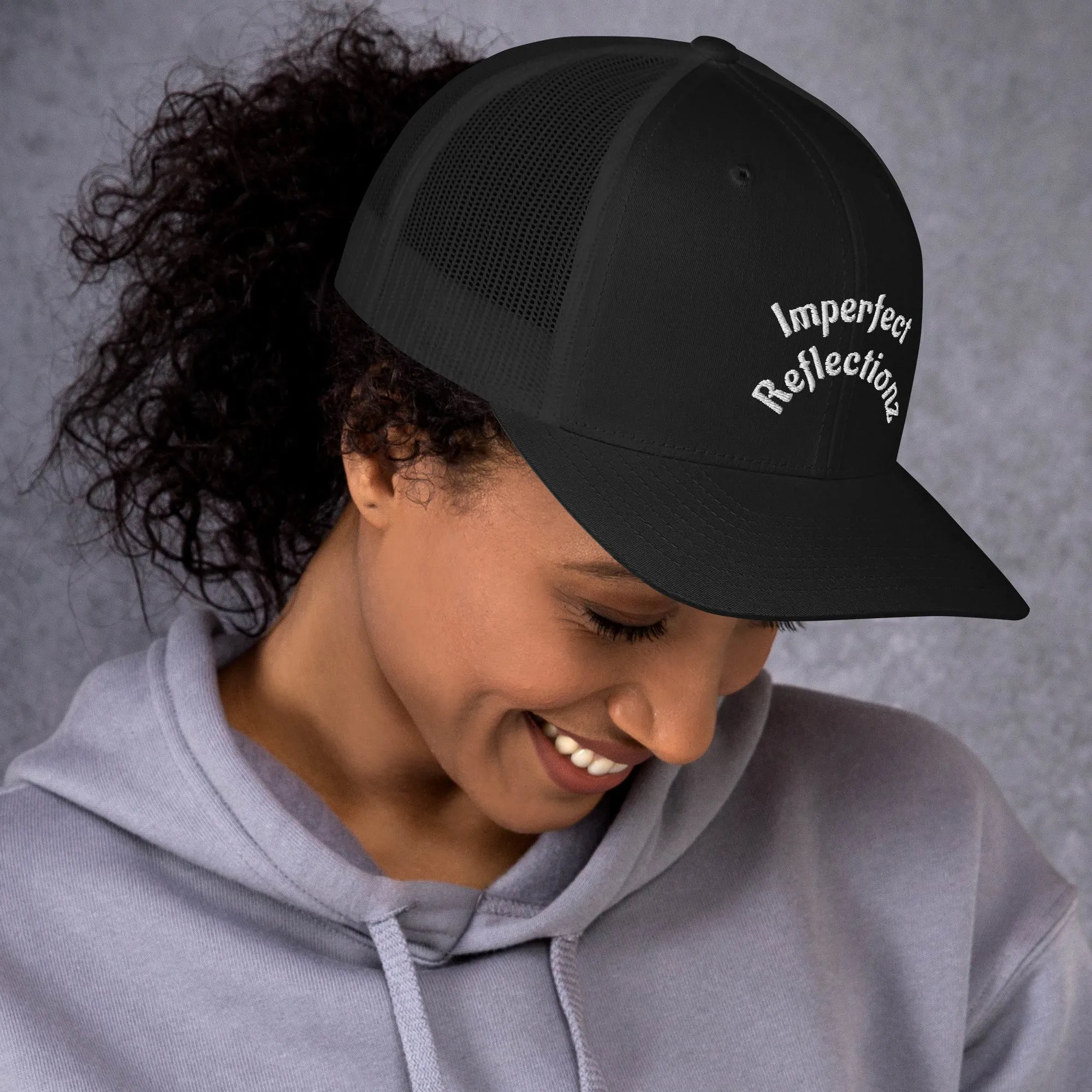 Imperfect Reflectionz Retro Trucker Cap