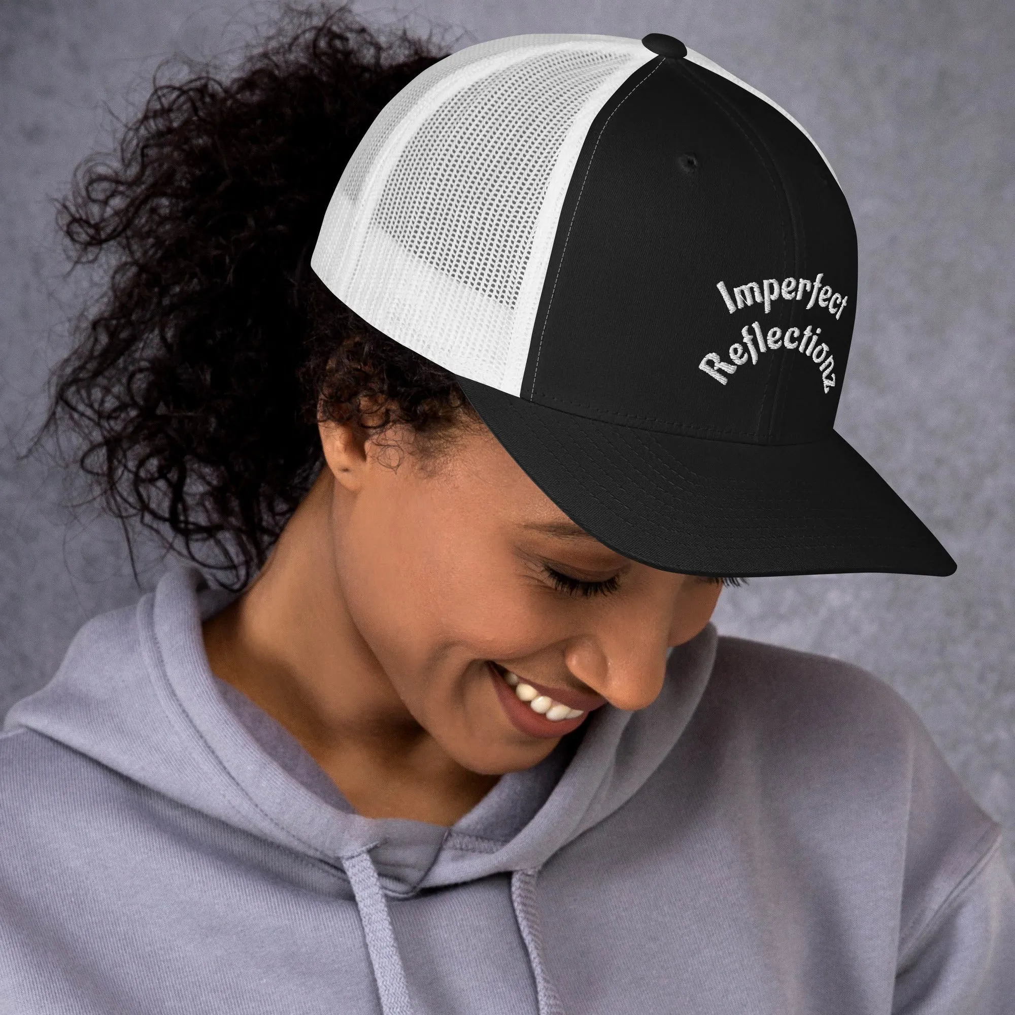 Imperfect Reflectionz Retro Trucker Cap