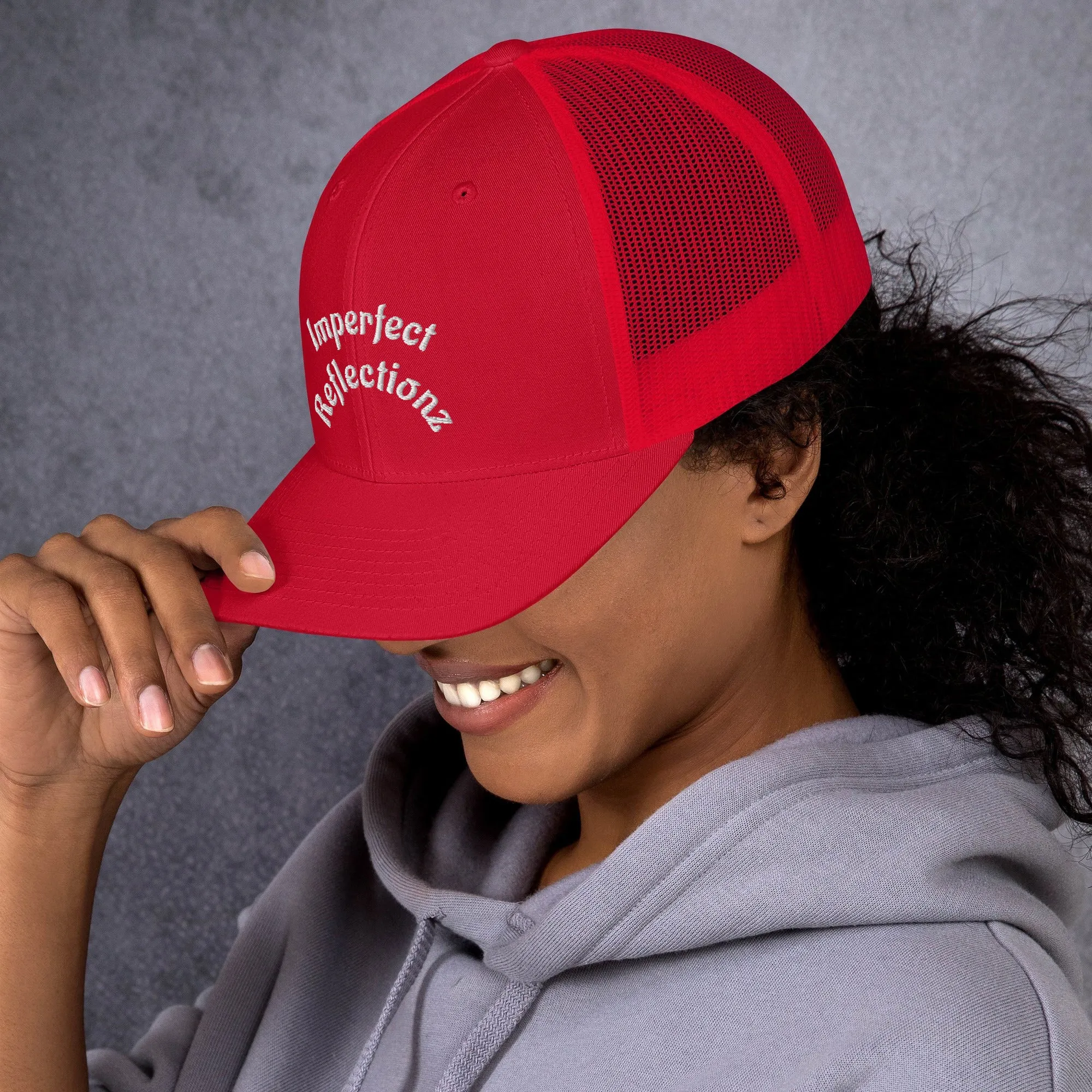 Imperfect Reflectionz Retro Trucker Cap
