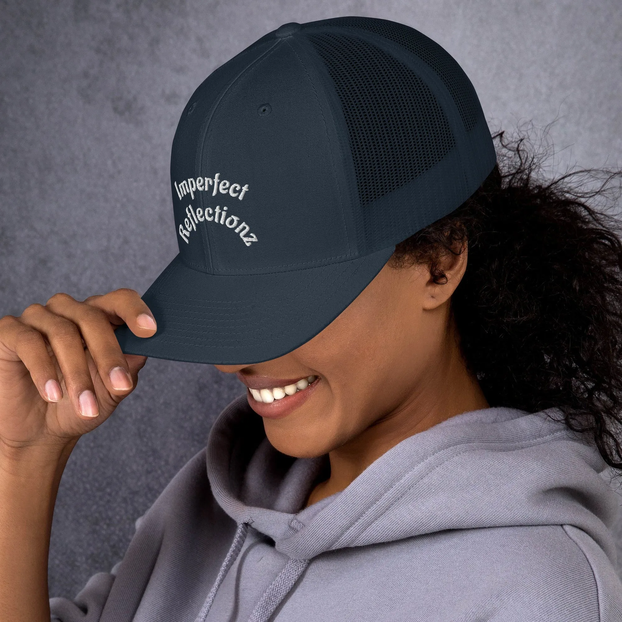 Imperfect Reflectionz Retro Trucker Cap