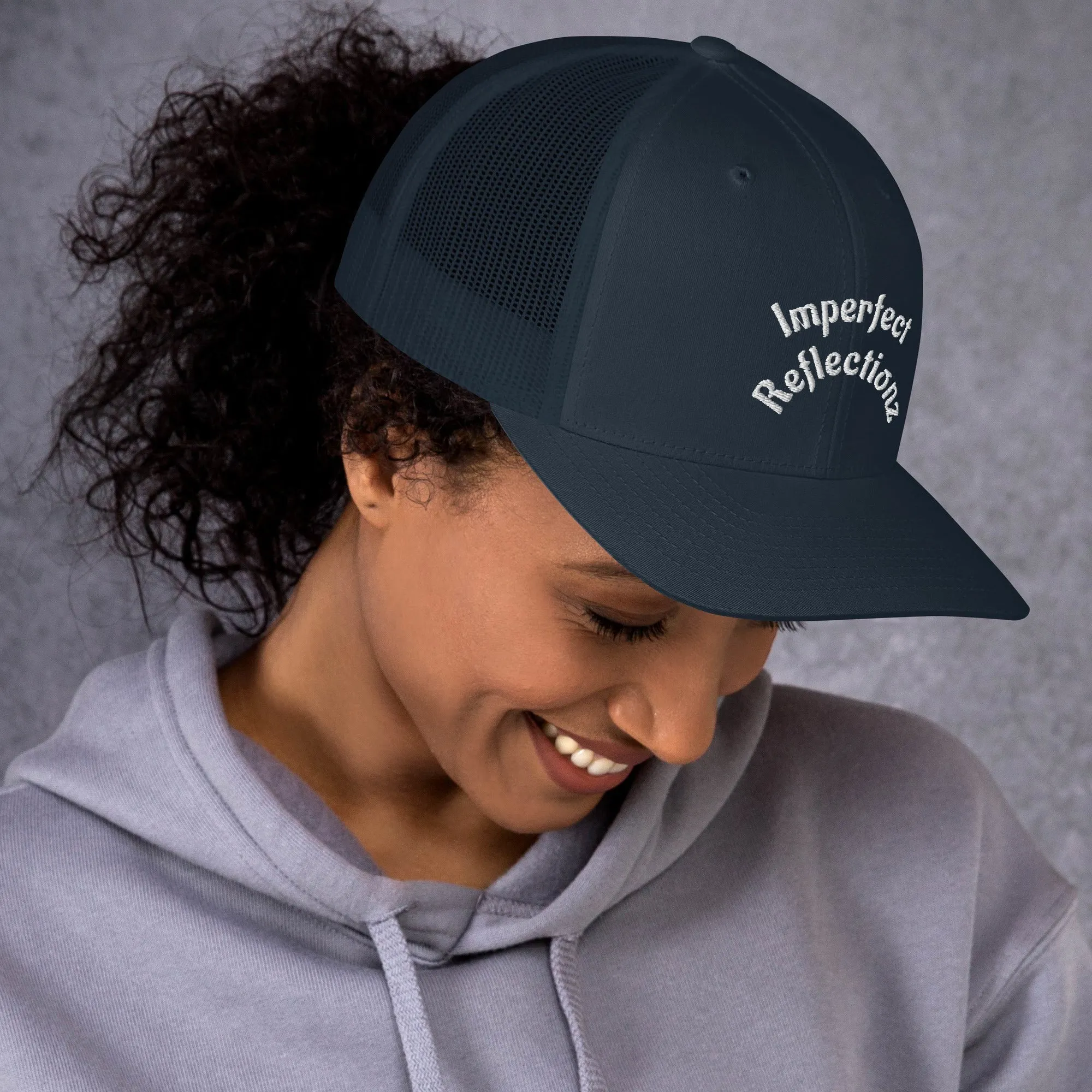 Imperfect Reflectionz Retro Trucker Cap