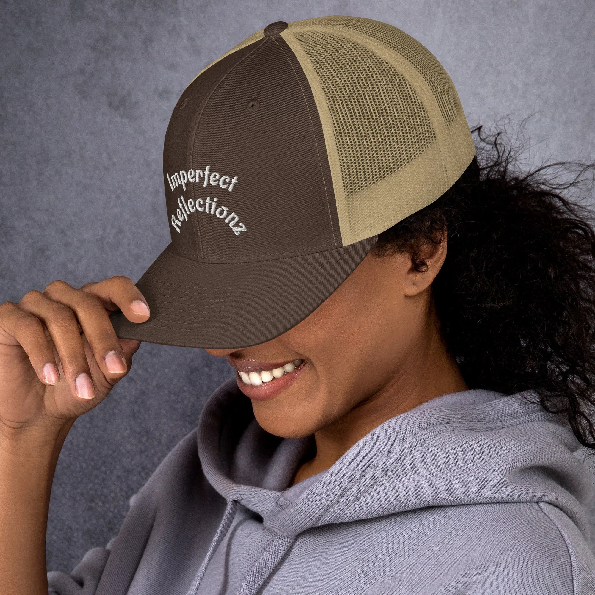 Imperfect Reflectionz Retro Trucker Cap