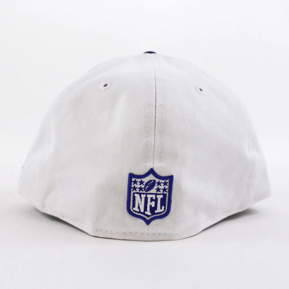 Indianapolis Colts NFL New Era 59Fifty Fitted Hat (White Blue Gray Under Brim)