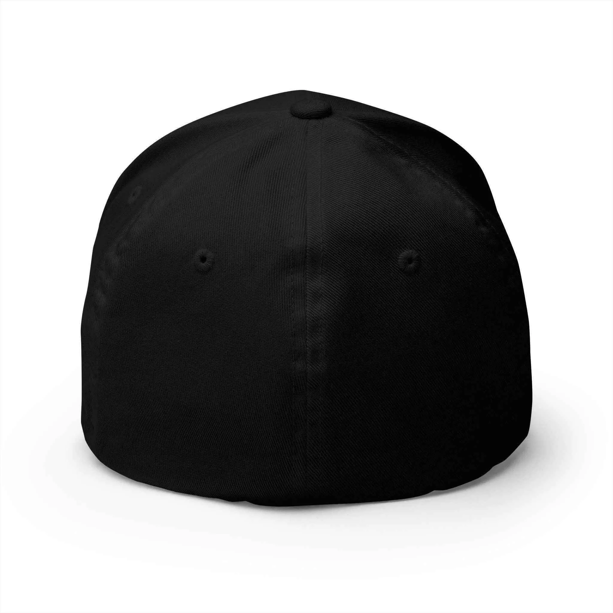 Infinitely Faithful Black Flex Fitted Logo Hat