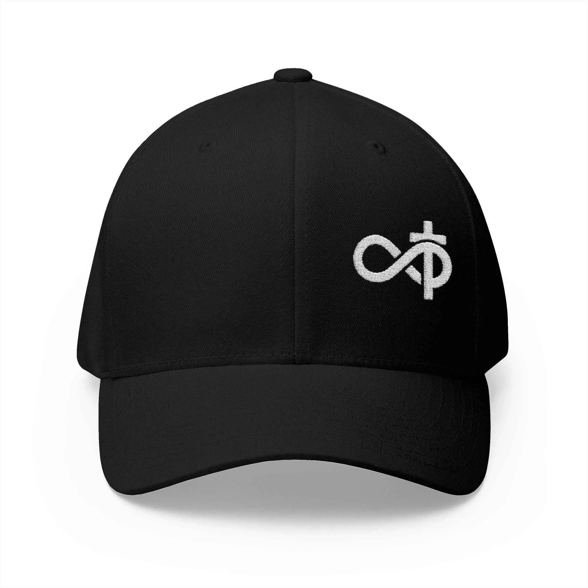 Infinitely Faithful Black Flex Fitted Logo Hat