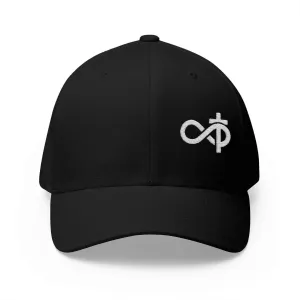 Infinitely Faithful Black Flex Fitted Logo Hat