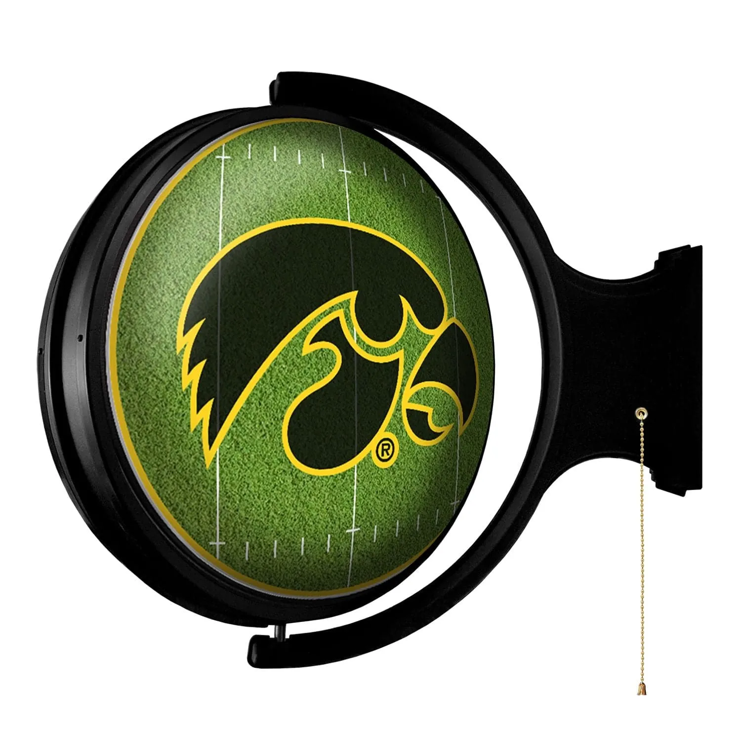 Iowa Hawkeyes: On the 50 - Rotating Lighted Wall Sign