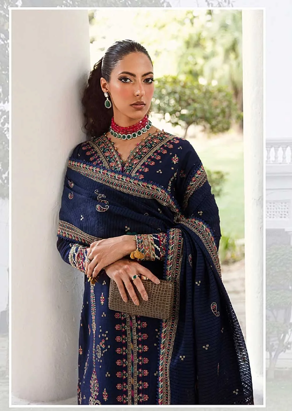 IRA-R-05 - Jazylyn - Unstitched - Iris Embroidered Lawn Eid Collection 2023