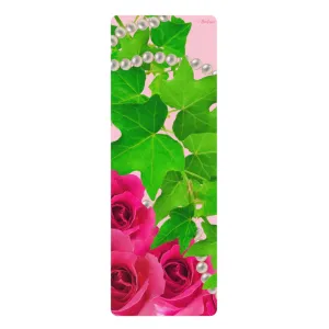 Ivy and Pearls Personalized Rubber Yoga Mat