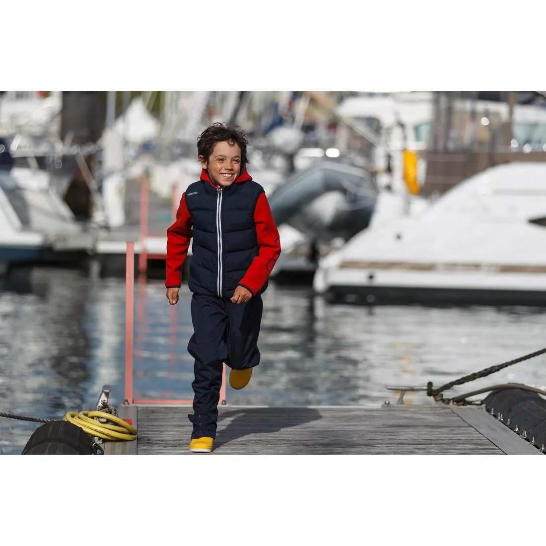 Izeber Children's Reversible 50N Sailing Flotation Jacket - Dark Blue