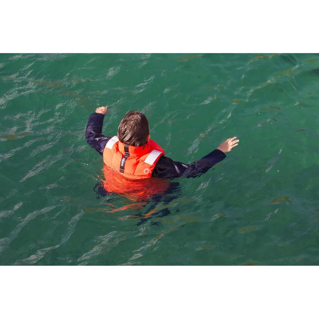 Izeber Children's Reversible 50N Sailing Flotation Jacket - Dark Blue