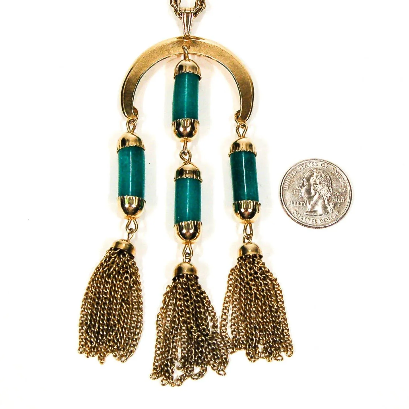 Jade Tassel Necklace