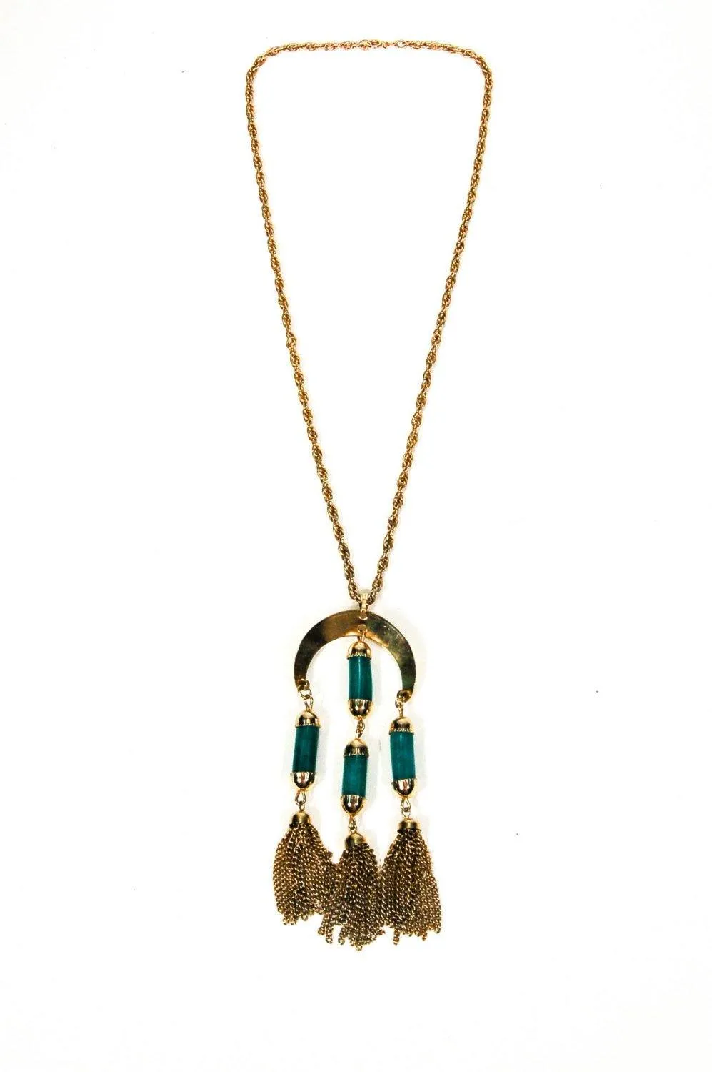 Jade Tassel Necklace
