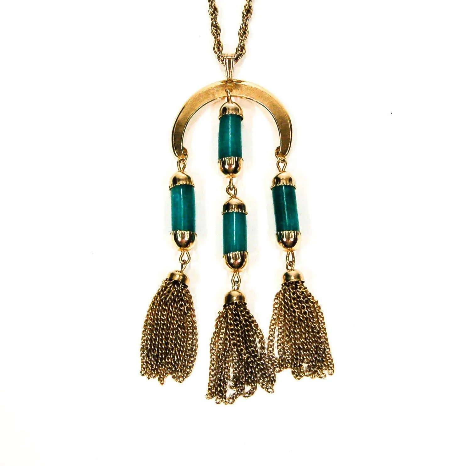 Jade Tassel Necklace