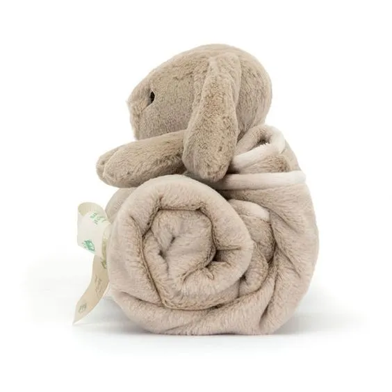 JELLYCAT- BASHFUL BEIGE BUNNY BLANKIE PLUSH TOY